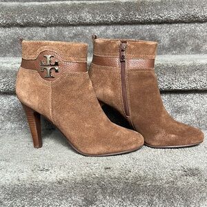 Tory Burch Alaina Suede Ankle Boots